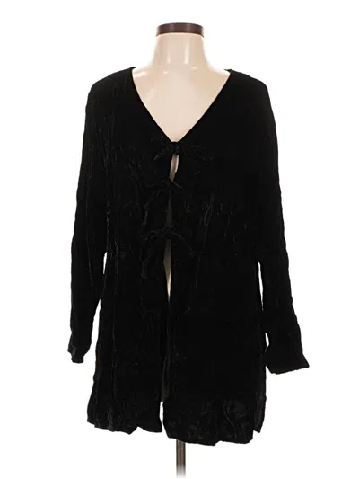Pre-owned Assorted Brands Kimono In Black