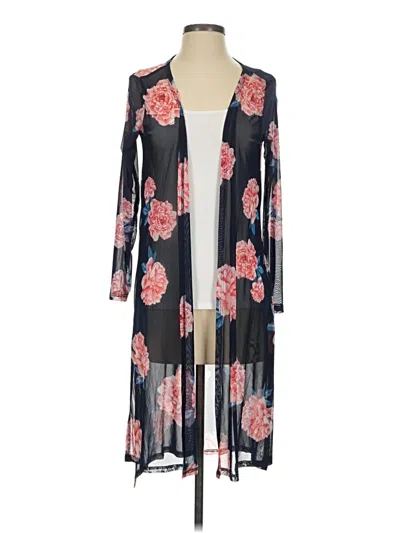 Pre-owned Assorted Brands Kimono In Black