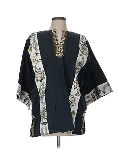 Pre-owned Assorted Brands Kimono In Black