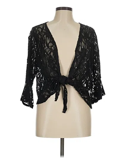 Pre-owned Assorted Brands Kimono In Black