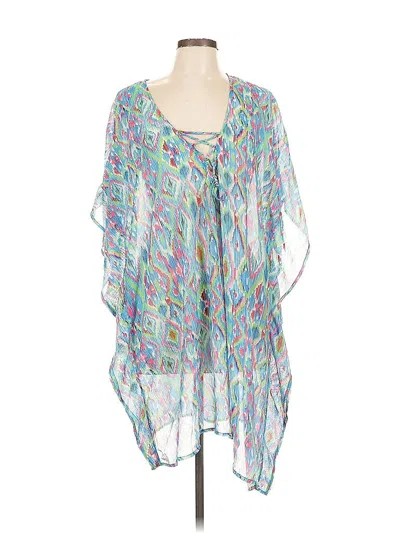 Pre-owned Assorted Brands Kimono In Blue