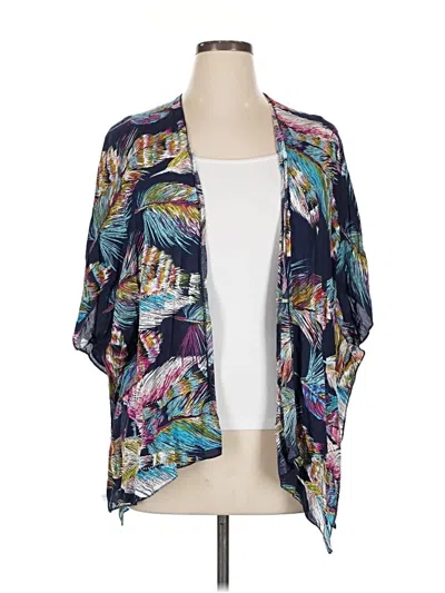 Pre-owned Assorted Brands Kimono In Blue