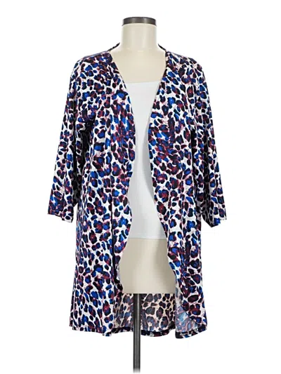 Pre-owned Assorted Brands Kimono In Blue