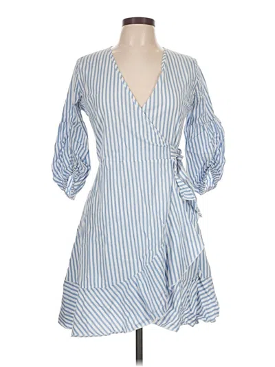 Pre-owned Assorted Brands Kimono In Blue