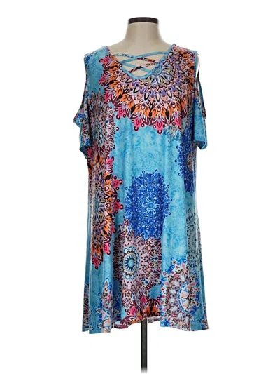 Pre-owned Assorted Brands Kimono In Blue