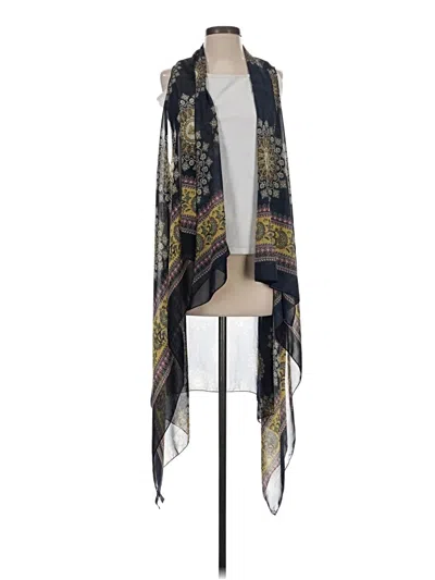 Pre-owned Assorted Brands Kimono In Blue
