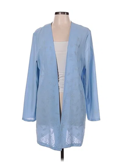 Pre-owned Assorted Brands Kimono In Blue
