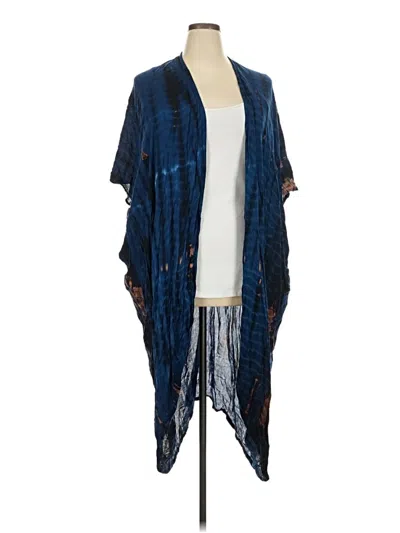 Pre-owned Assorted Brands Kimono In Blue