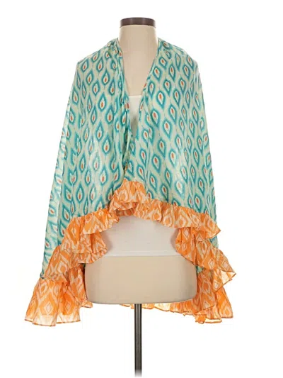 Pre-owned Assorted Brands Kimono In Blue