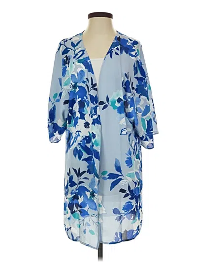 Pre-owned Assorted Brands Kimono In Blue