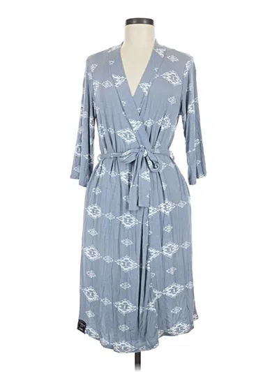 Pre-owned Assorted Brands Kimono In Blue
