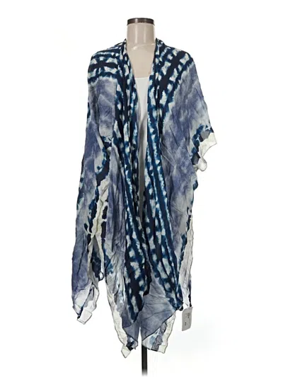 Pre-owned Assorted Brands Kimono In Blue