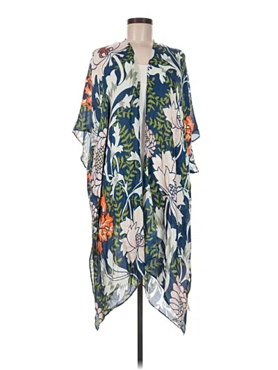 Pre-owned Assorted Brands Kimono In Blue