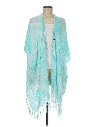 Pre-owned Assorted Brands Kimono In Blue