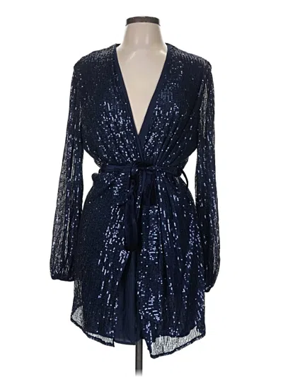 Pre-owned Assorted Brands Kimono In Blue
