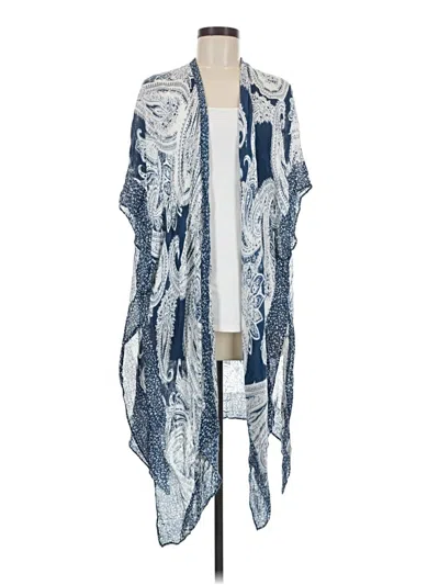 Pre-owned Assorted Brands Kimono In Blue