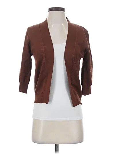 Pre-owned Assorted Brands Kimono In Brown