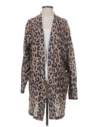 Pre-owned Assorted Brands Kimono In Brown