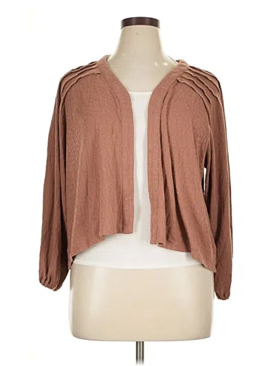 Pre-owned Assorted Brands Kimono In Brown