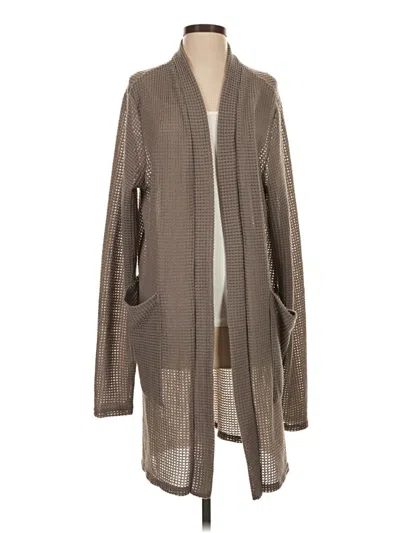 Pre-owned Assorted Brands Kimono In Brown