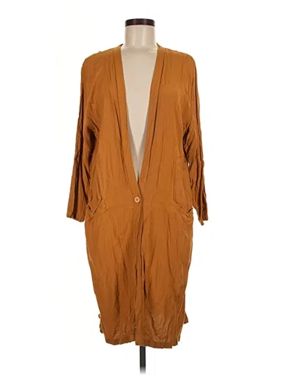 Pre-owned Assorted Brands Kimono In Brown