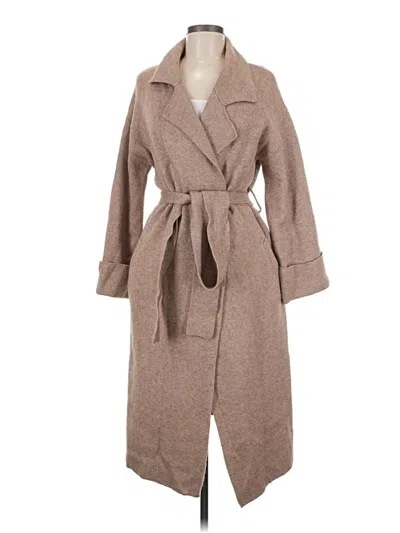 Pre-owned Assorted Brands Kimono In Brown