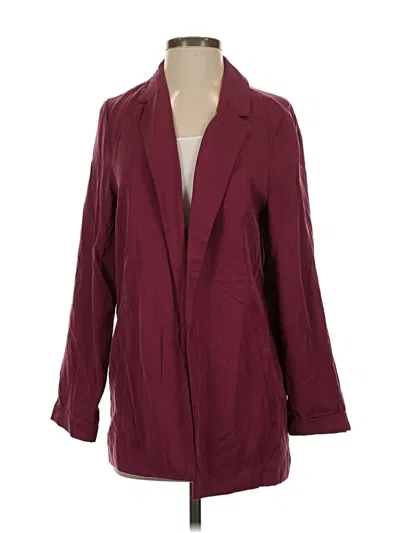 Pre-owned Assorted Brands Kimono In Burgundy