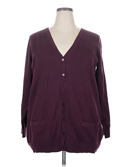 Pre-owned Assorted Brands Kimono In Burgundy