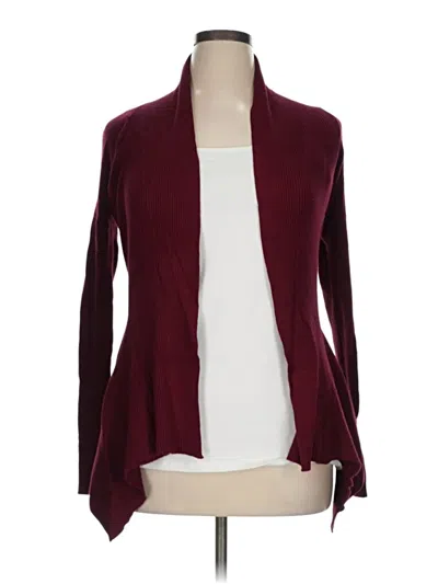 Pre-owned Assorted Brands Kimono In Burgundy