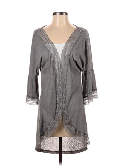 Pre-owned Assorted Brands Kimono In Gray