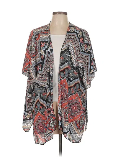 Pre-owned Assorted Brands Kimono In Gray