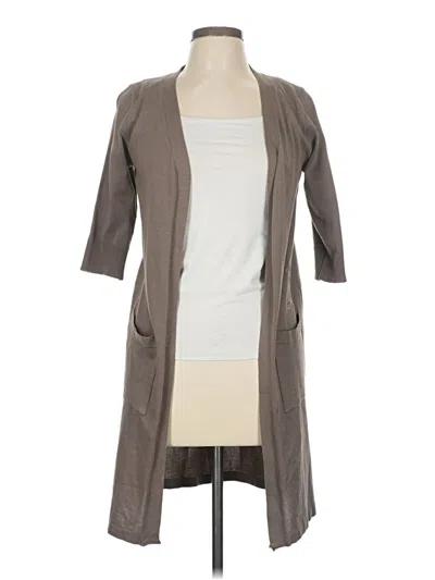 Pre-owned Assorted Brands Kimono In Gray