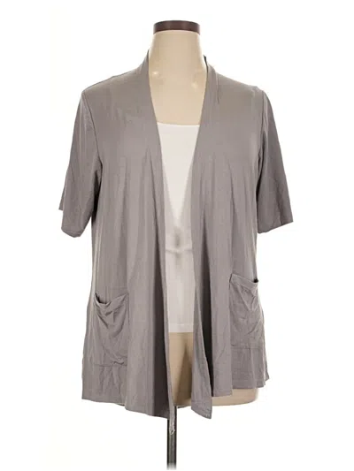 Pre-owned Assorted Brands Kimono In Gray
