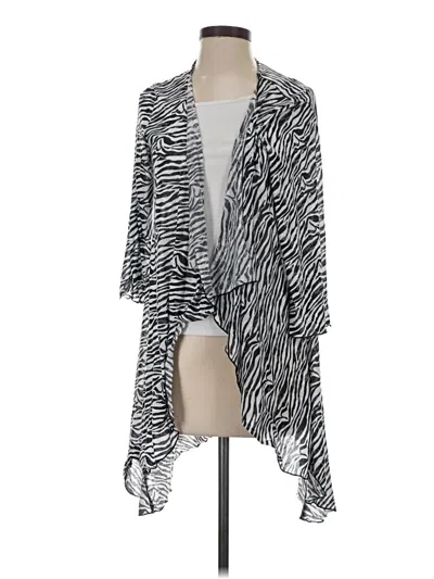 Pre-owned Assorted Brands Kimono In Gray