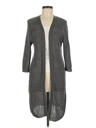 Pre-owned Assorted Brands Kimono In Gray