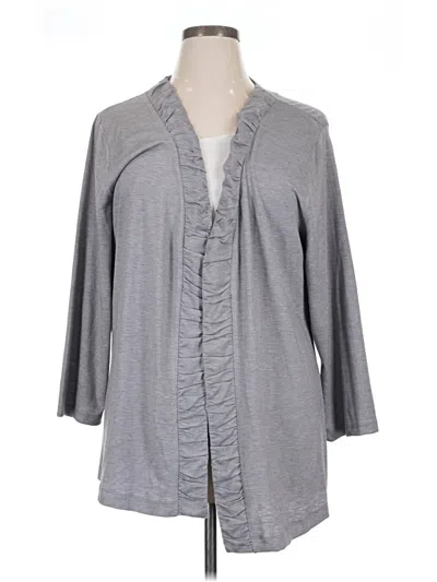 Pre-owned Assorted Brands Kimono In Gray