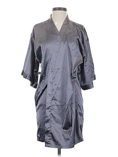 Pre-owned Assorted Brands Kimono In Gray