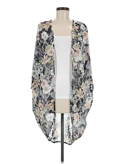 Pre-owned Assorted Brands Kimono In Gray