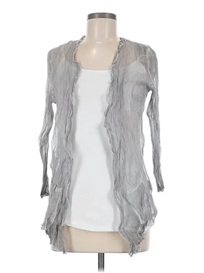 Pre-owned Assorted Brands Kimono In Gray