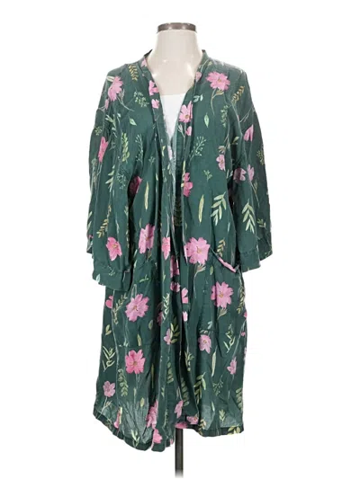 Pre-owned Assorted Brands Kimono In Green