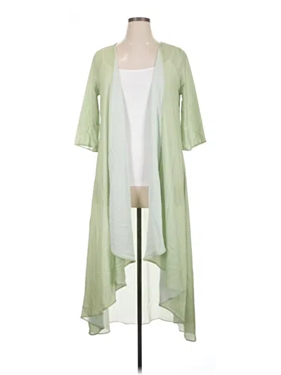 Pre-owned Assorted Brands Kimono In Green
