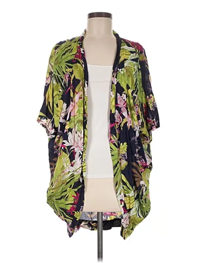 Pre-owned Assorted Brands Kimono In Green