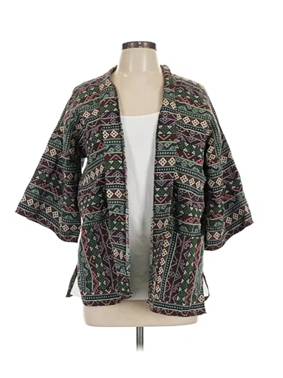 Pre-owned Assorted Brands Kimono In Green