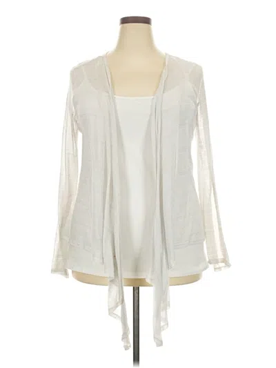 Pre-owned Assorted Brands Kimono In Ivory
