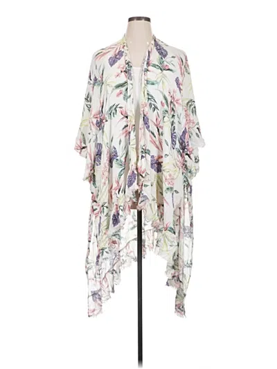 Pre-owned Assorted Brands Kimono In Ivory