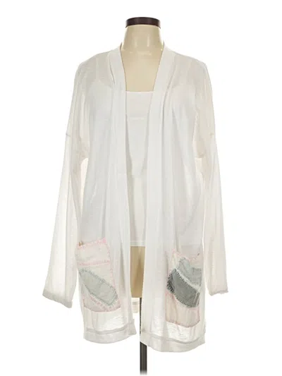 Pre-owned Assorted Brands Kimono In Ivory