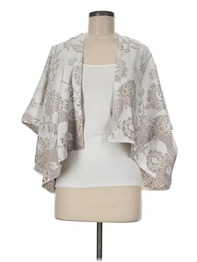 Pre-owned Assorted Brands Kimono In Ivory