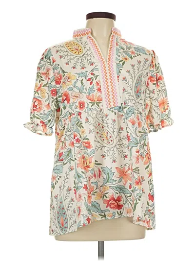 Pre-owned Assorted Brands Kimono In Ivory