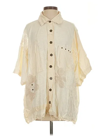 Pre-owned Assorted Brands Kimono In Ivory