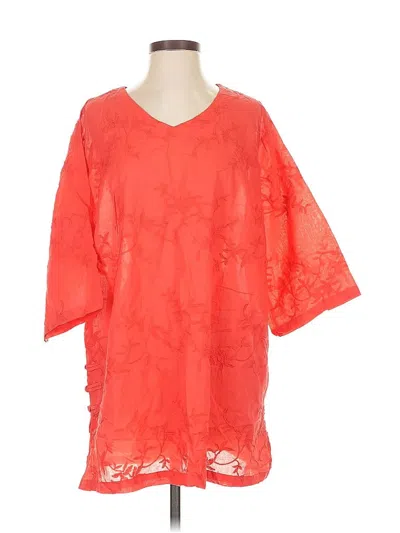 Pre-owned Assorted Brands Kimono In Orange